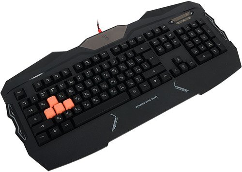 картинка Клавиатура A4Tech Bloody B254 (подсветка, black, USB) АС