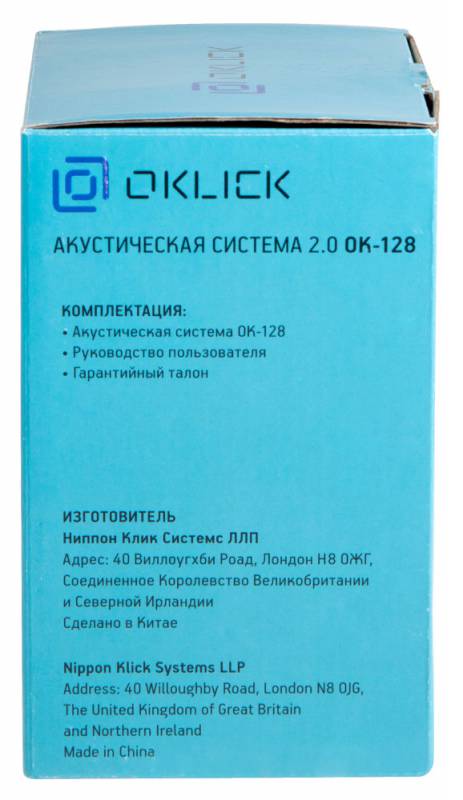 картинка Oklick OK-128 (6W, USB, Black) АС