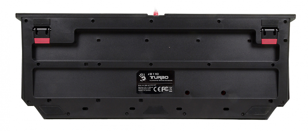 картинка Комплект клавиатура+мышь A4 Bloody Q1500/B1500 (black/red, USB) АС