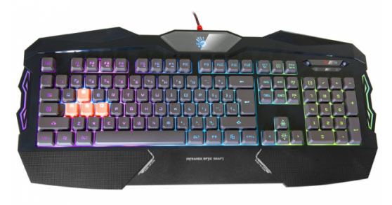 картинка Клавиатура A4Tech Bloody B254 (подсветка, black, USB) АС