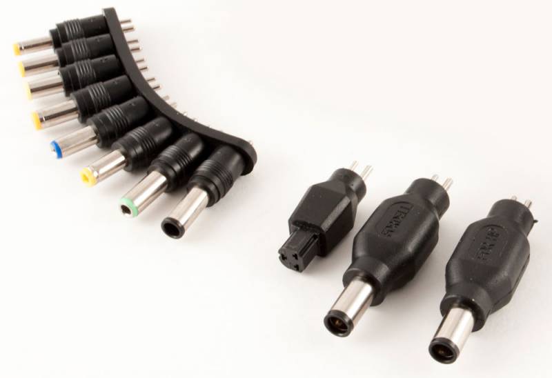 картинка Блок питания для ноутбука Buro C120 (120Вт, автомобильный, ручной выбор напряжения 15-24В, 8 коннекторов, USB-порт) АС