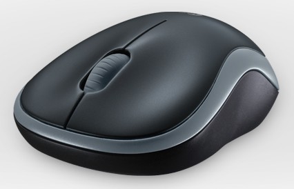 картинка Мышь беспроводная Logitech Wireless Mouse M185 Nano (для ноутбука, dark grey) АС