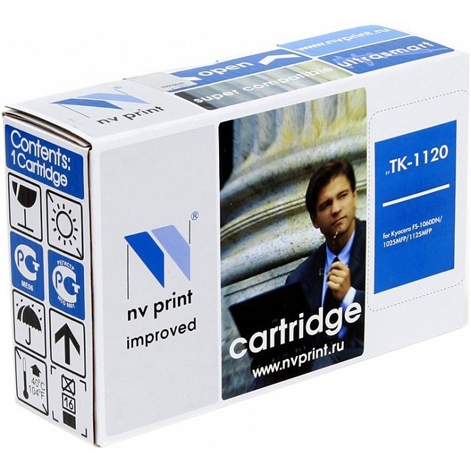 картинка Картридж совместимый Kyocera TK-1120 для FS-1060/1025/1125 (3000 стр) NV-Print АС