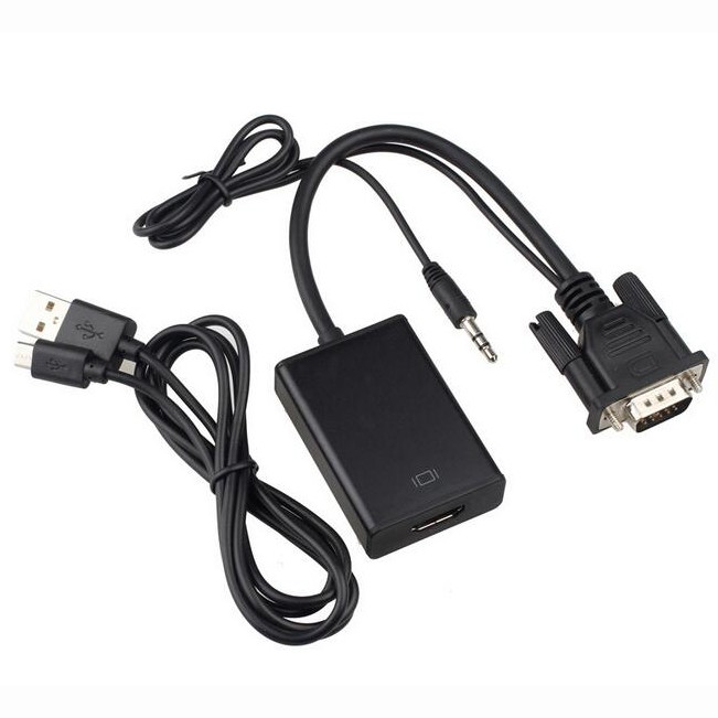 картинка Переходник HDMI (M) -> VGA (F) Telecom (для подключения монитора со входом VGA к видеокарте с выходом HDMI) АС