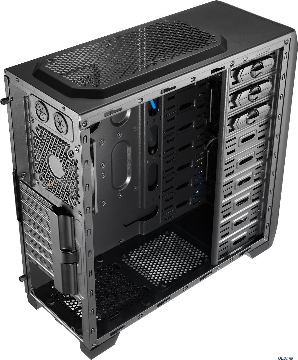 картинка ATX Aerocool VS-92 (без БП/2xUSB3.0/0.5mm/температурный дисплей/4kg/Black) АС
