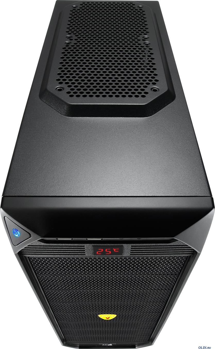 картинка ATX Aerocool VS-92 (без БП/2xUSB3.0/0.5mm/температурный дисплей/4kg/Black) АС