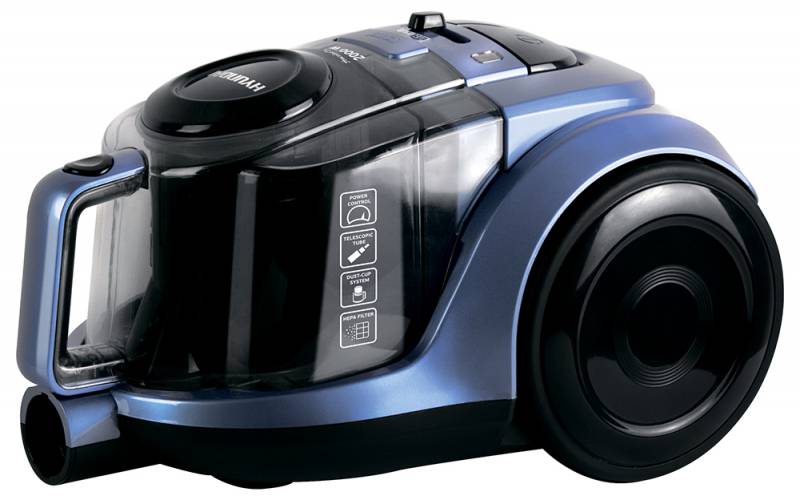 картинка Пылесос циклонный Hyundai H-VCC05 (350/2000Вт, пылесборник на 2.5л, синий/черный) АС