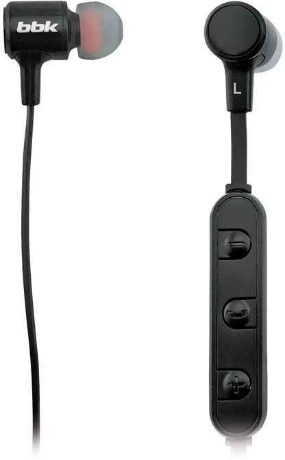 картинка Гарнитура BBK BT03 (вкладыши, Bluetooth, black) АС