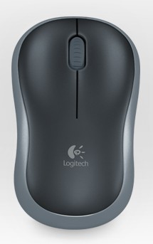 картинка Мышь беспроводная Logitech Wireless Mouse M185 Nano (для ноутбука, dark grey) АС
