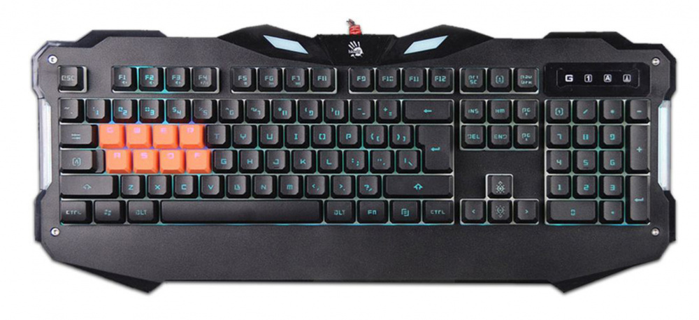 картинка Клавиатура A4Tech Bloody B328 (подсветка, black, USB) АС