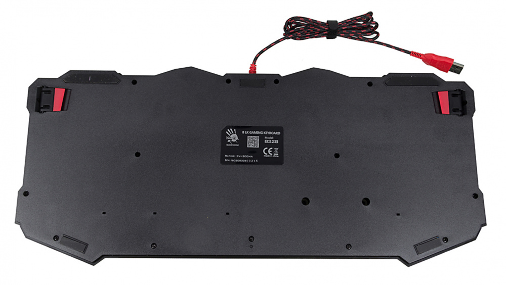 картинка Клавиатура A4Tech Bloody B328 (подсветка, black, USB) АС