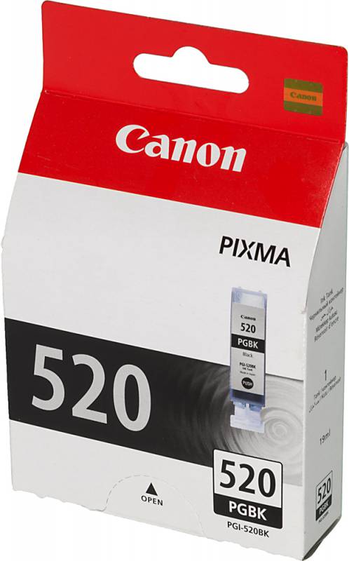 картинка Картридж Canon PGI-520BK для Pixma iP3600/4600/MP540/620/630/980 black АС