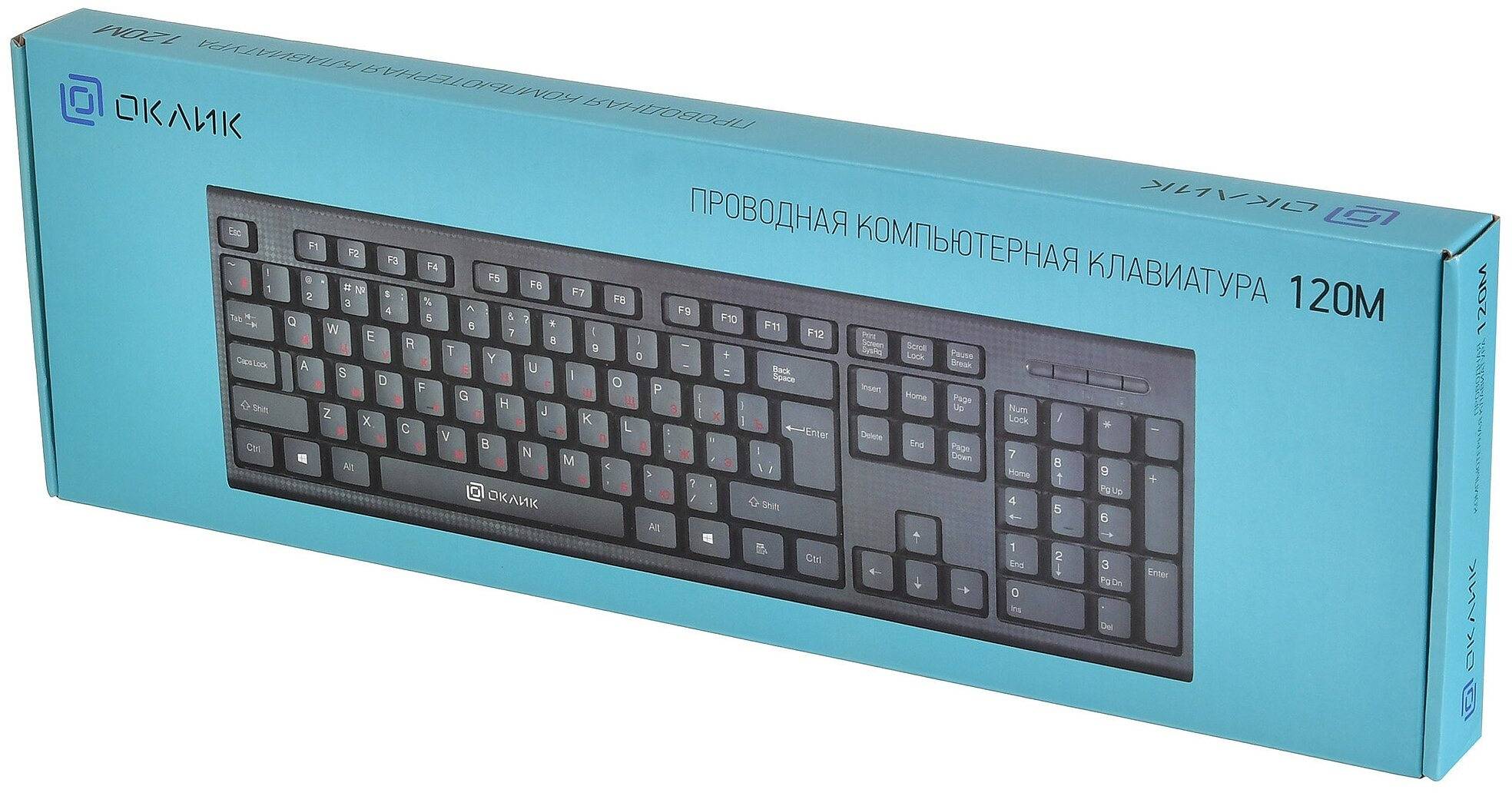 картинка Клавиатура Oklick 120M Black, USB АС