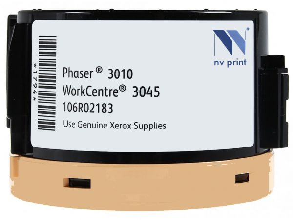 картинка Картридж совместимый Xerox 106R02183 для Phaser 3010/WC 3045 black (2300 стр.) NV-Print АС