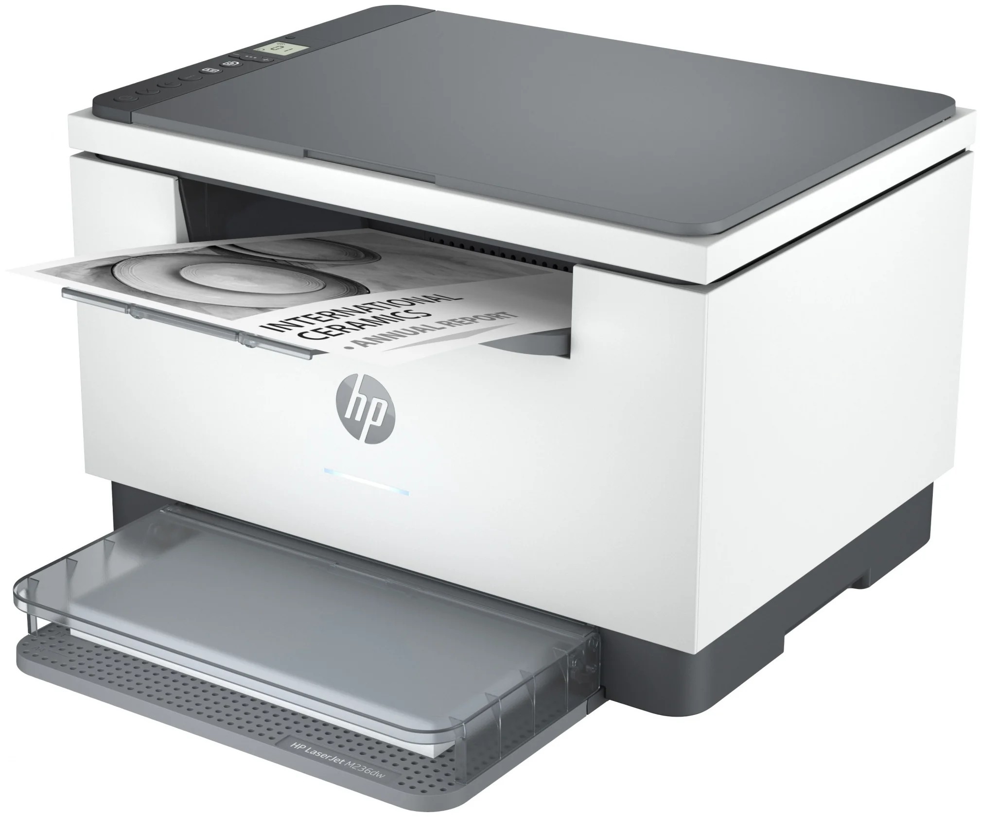 картинка МФУ HP LJ M236dw (A4/29ppm/64Mb/копир/сканер/дуплекс/LAN/WiFi) (нагрузка: 20000 стр/мес; ресурс картриджа W1360A: 1500стр) АС