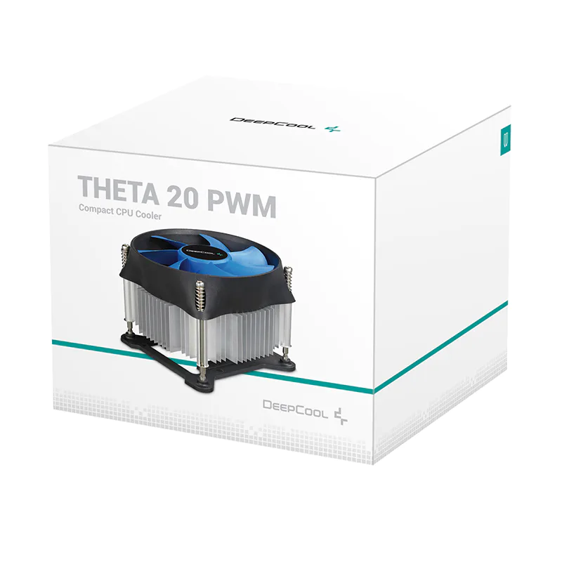 картинка Deepcool Theta 20 PWM (30 дБ, 42.76 CFM, до 95 Вт, 100 мм гидродинамический, 1700 376 г) АС