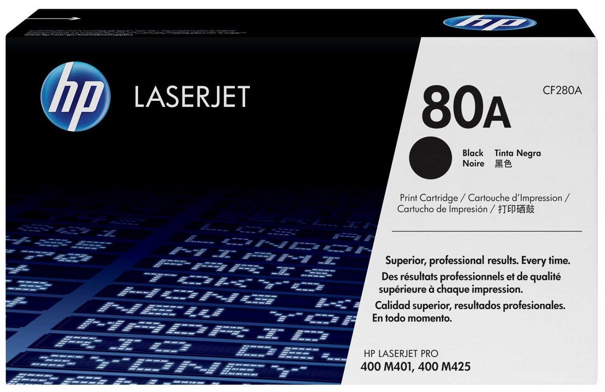 картинка Картридж CF280A для HP LJ Pro 400 M401/Pro 400 MFP M425 (2700 стр.) Original АС