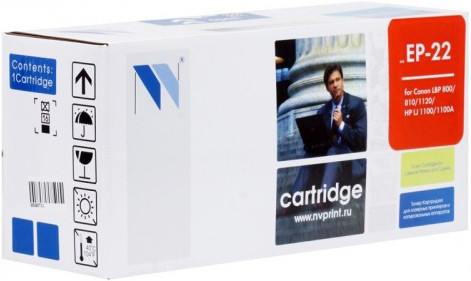 картинка Картридж совместимый Canon EP-22 для LBP-800/810/1120/HP 1100 (2500 стр.) NV-Print  АС