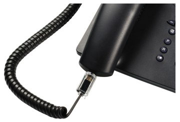 картинка Адаптер для телефонной трубки (анти-скручиватель)(антанглер), белый прозрачный, Hama  АС