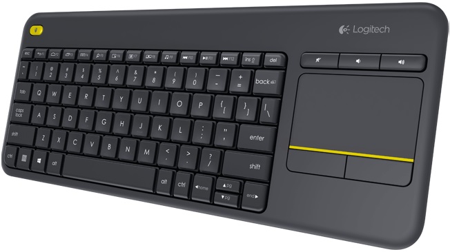 картинка Беспроводная клавиатура Logitech Wireless Touch Keyboard K400 Plus (Black) АС