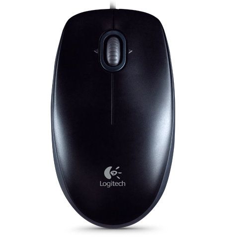 картинка Мышь Logitech B100 (800dpi, black,USB) АС