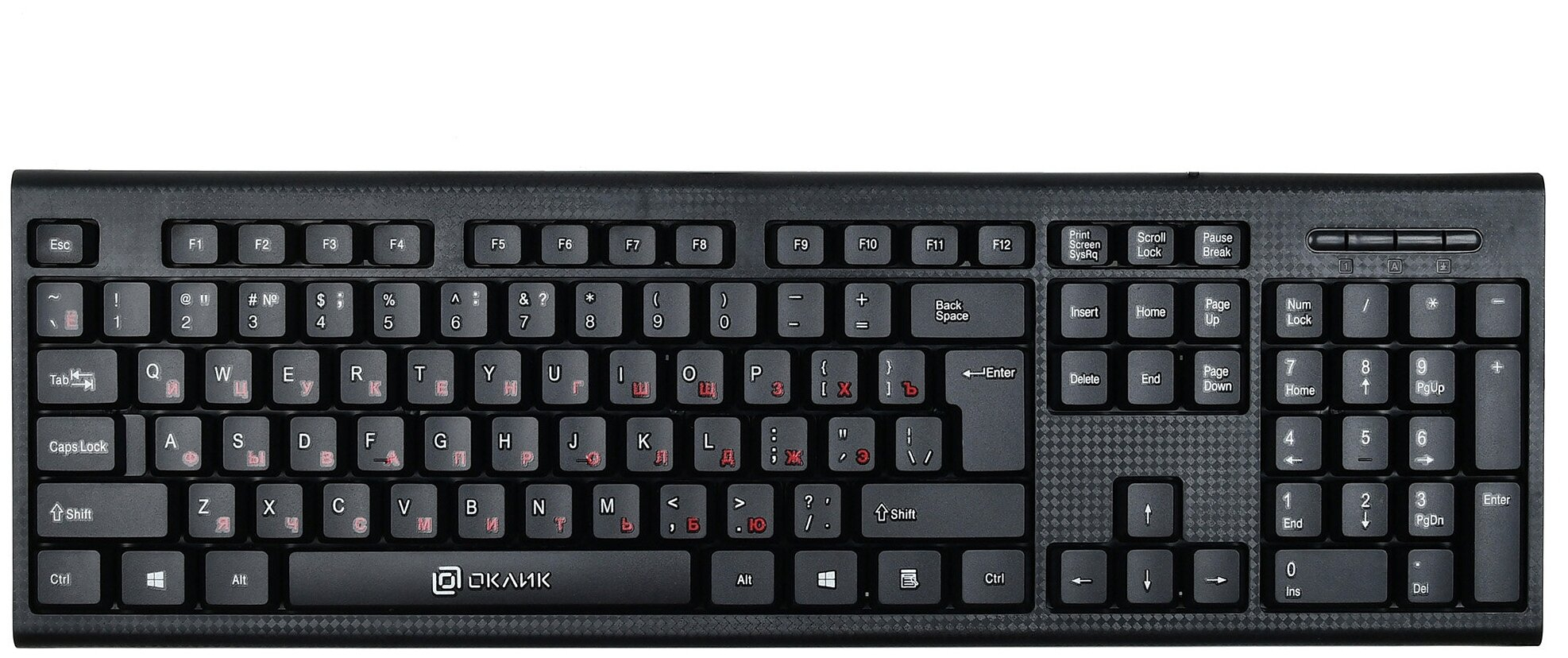 картинка Клавиатура Oklick 120M Black, USB АС