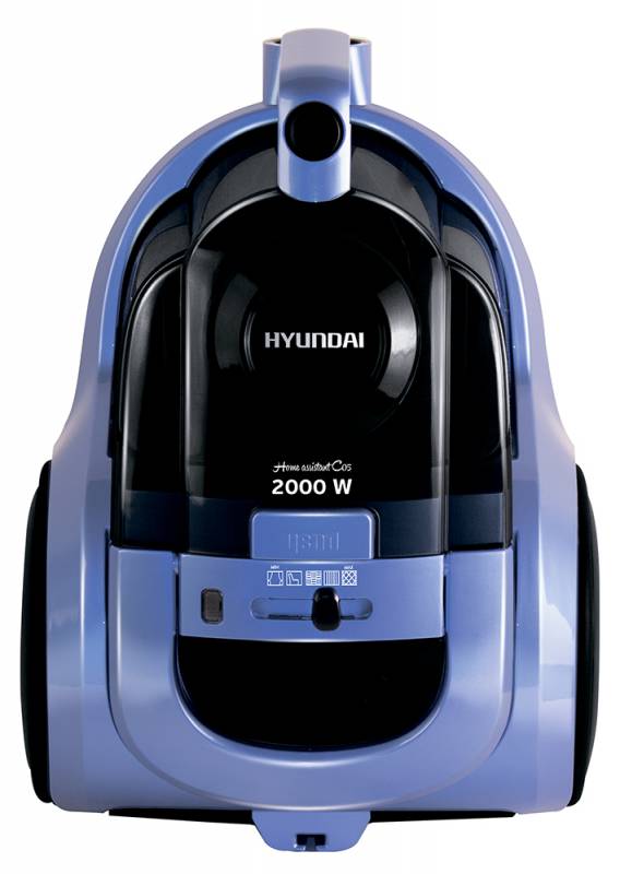 картинка Пылесос циклонный Hyundai H-VCC05 (350/2000Вт, пылесборник на 2.5л, синий/черный) АС