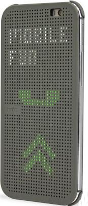 картинка Чехол HTC Dot View Flip Case для HTC One M8 (Фиолетовый) АС