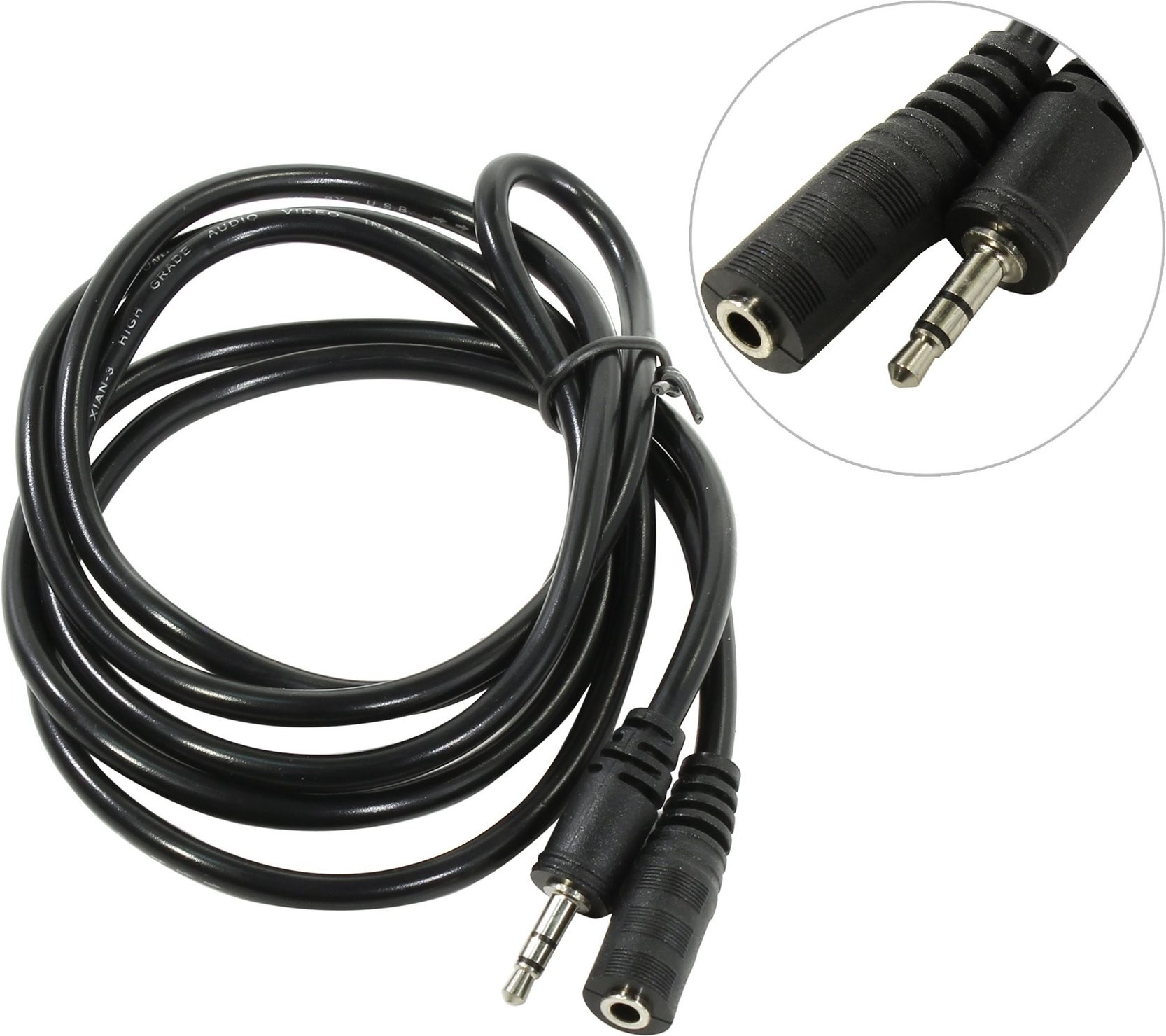 картинка Кабель удлинительный Jack 3.5 (m-f), 1.5м, Defender Jack02-05 АС
