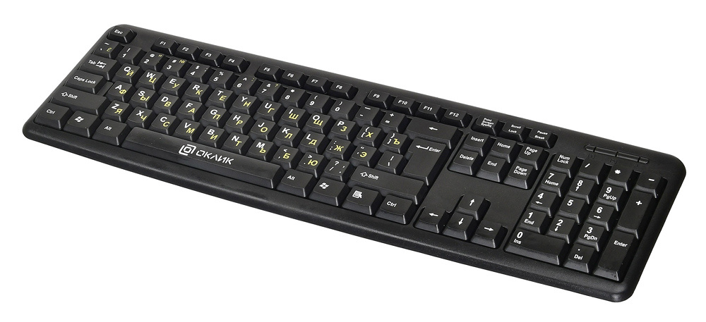 картинка Клавиатура Oklick 130M Black, USB АС