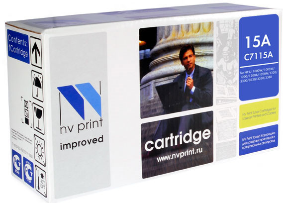 картинка Картридж совместимый HP C7115A для LJ 1000/1200/1220 (2500 стр.) NV-Print АС