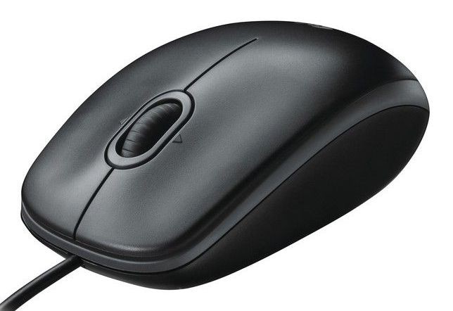 картинка Мышь Logitech B100 (800dpi, black,USB) АС