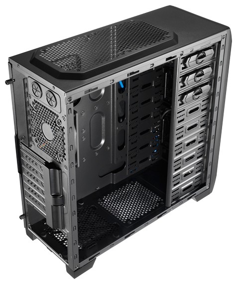 картинка ATX Aerocool VS-92 (без БП/2xUSB3.0/0.5mm/температурный дисплей/4kg/Black) АС