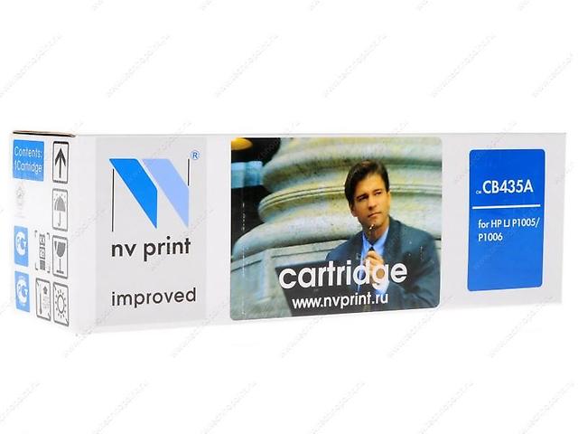 картинка Картридж совместимый HP CB435A для P1005/P1006 (1500 стр.) Nv-print АС