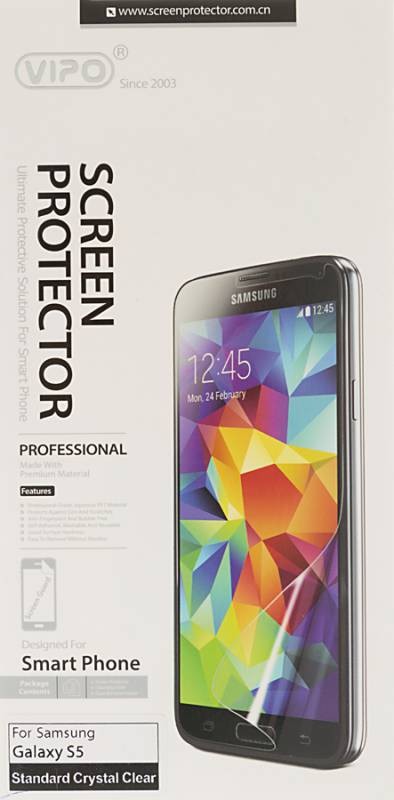 картинка Защитная пленка Vipo для Samsung Galaxy S5 (прозрачная) АС