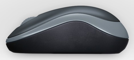 картинка Мышь беспроводная Logitech Wireless Mouse M185 Nano (для ноутбука, dark grey) АС