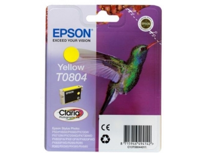 картинка Картридж Epson T08044011 для Stylus Color P50/PX660/PX720WD/PX820FWD (yellow) АС