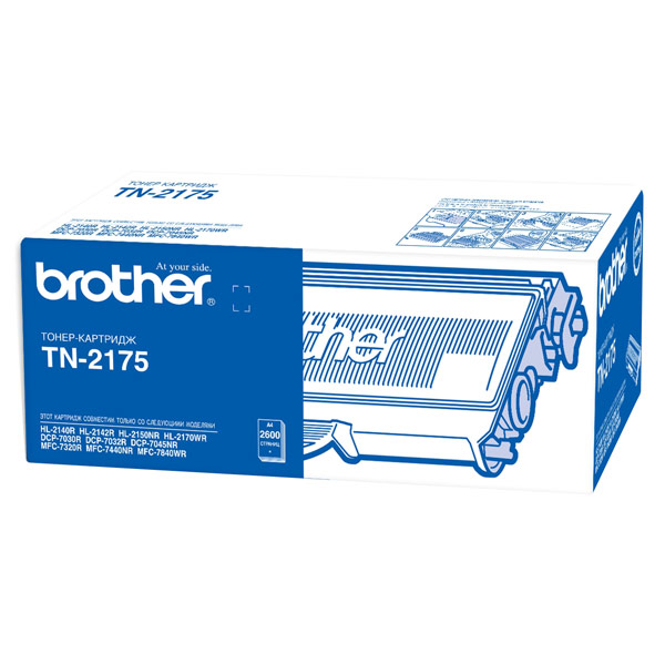 картинка Картридж Brother TN-2175 для принтера HL-2140R/2150NR/2170WR/7030/7032/7040/7045/7320R/7440 (2600 стр.) Original АС