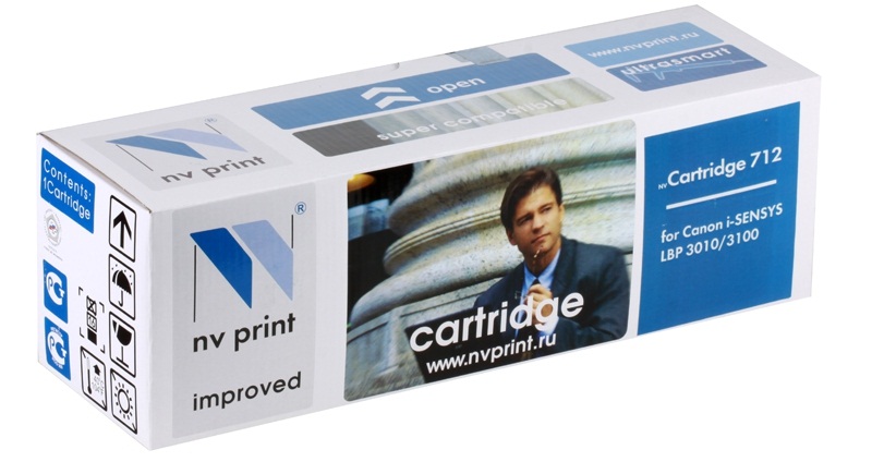 картинка Картридж совместимый Canon 712 для LBP-3010/3020 (1500 стр.) Nv-print АС