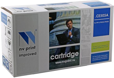 картинка Картридж совместимый HP CE505A для LJ P2035/P2055 (2300стр.) Nv-print АС