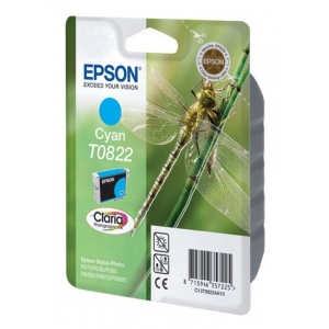 картинка Картридж Epson T11224A10 для Stylus R270/R290/R295/R390//RX590/RX610/RX690/TX650/TX710/TX800/T50 (cyan) (T08224A) АС