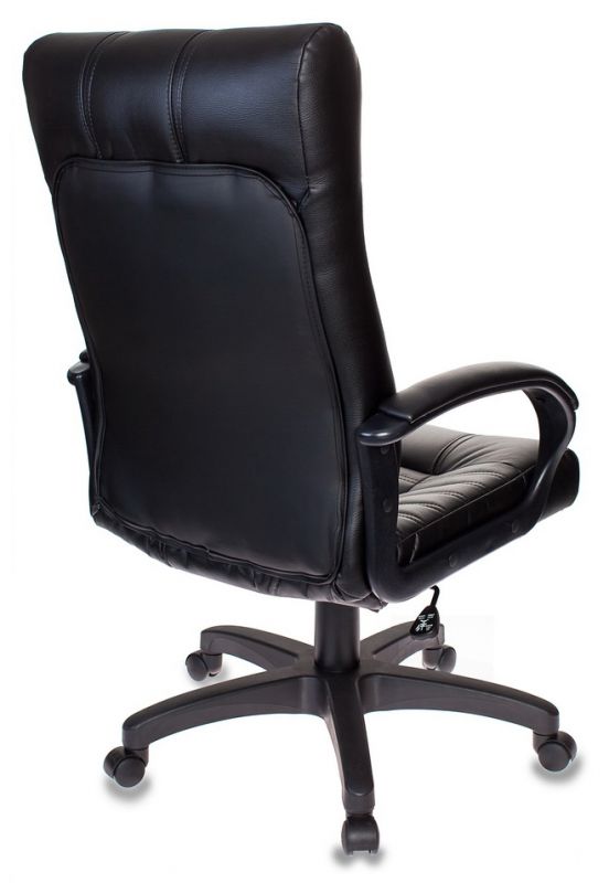 картинка Кресло руководителя KB-10 (черная иск. кожа) АС