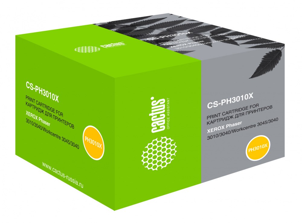 картинка Картридж совместимый Xerox 106R02183 для Phaser 3010/WC 3045 black (2300 стр.) Cactus АС