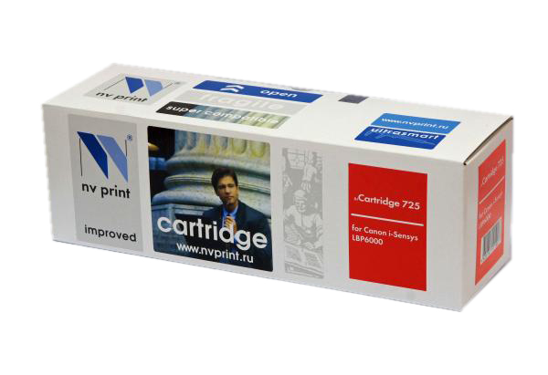 картинка Картридж совместимый Canon 725 для LBP-6000/6020/6030/MF3010 (1600 стр.) NV-Print АС
