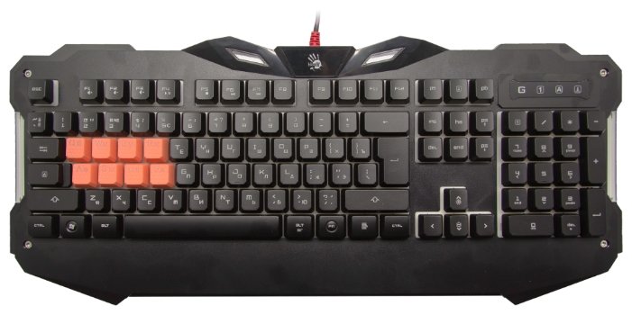 картинка Клавиатура A4Tech Bloody B328 (подсветка, black, USB) АС
