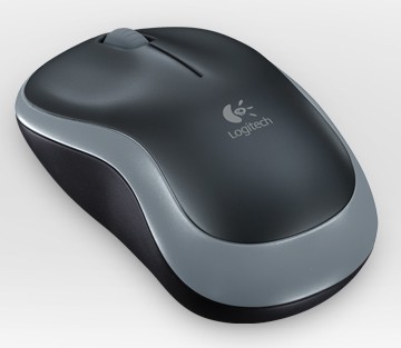 картинка Мышь беспроводная Logitech Wireless Mouse M185 Nano (для ноутбука, dark grey) АС