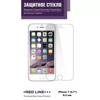 картинка Защитная пленка Redline для Apple iPhone 7 Plus (прозрачная) АС