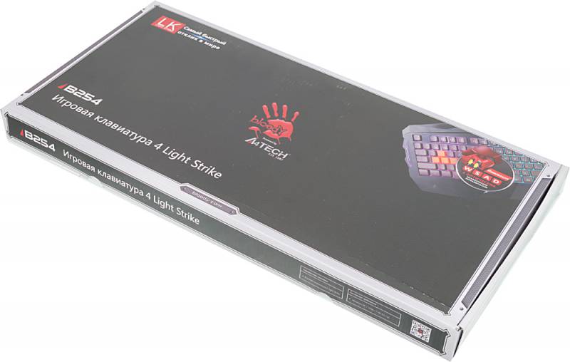 картинка Клавиатура A4Tech Bloody B254 (подсветка, black, USB) АС